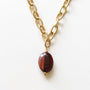 Collier Œil de Taureau, Mahny bijoux pierre fine.