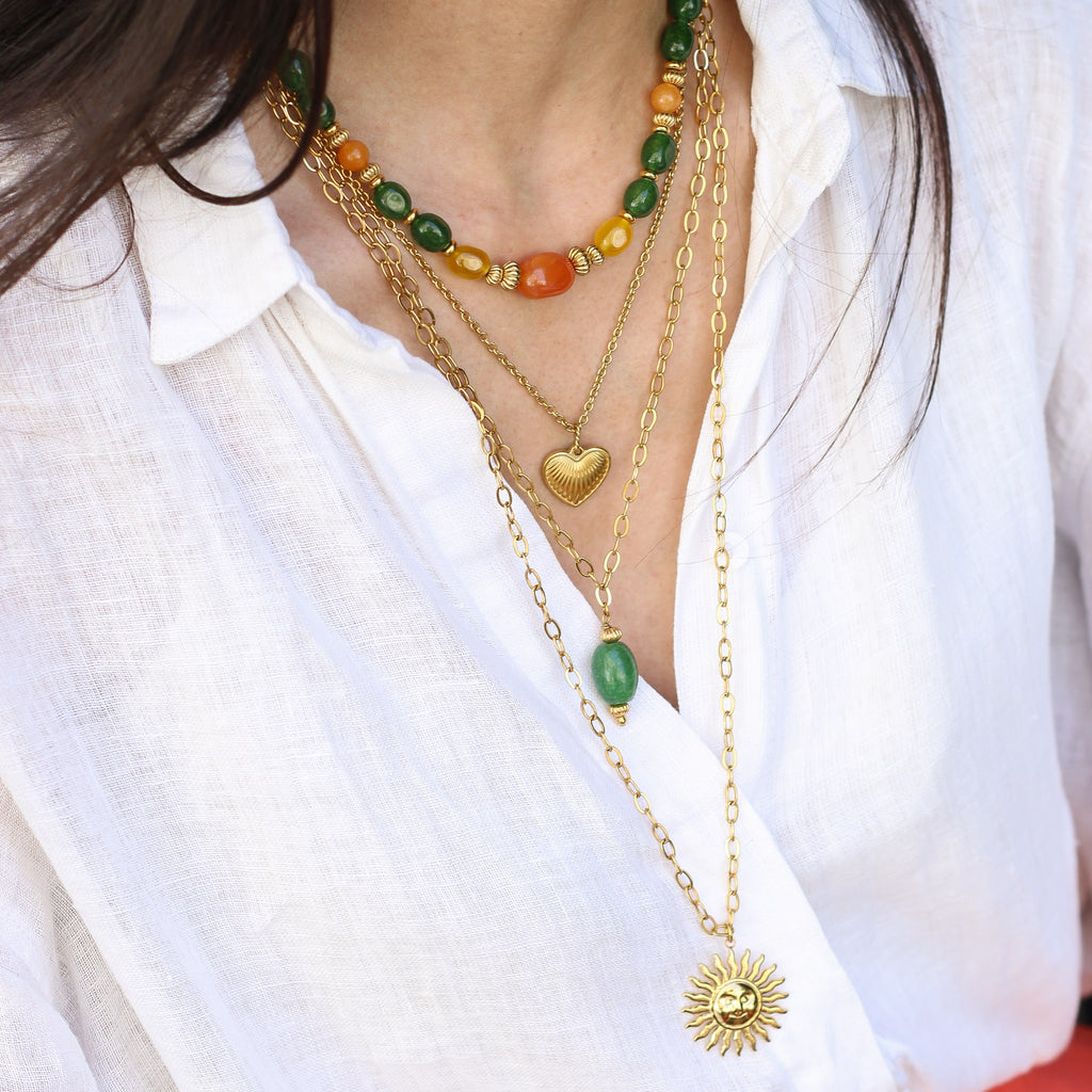 collier chaîne long femme cadeau