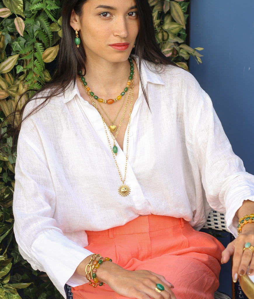 collier bijou femme fait main