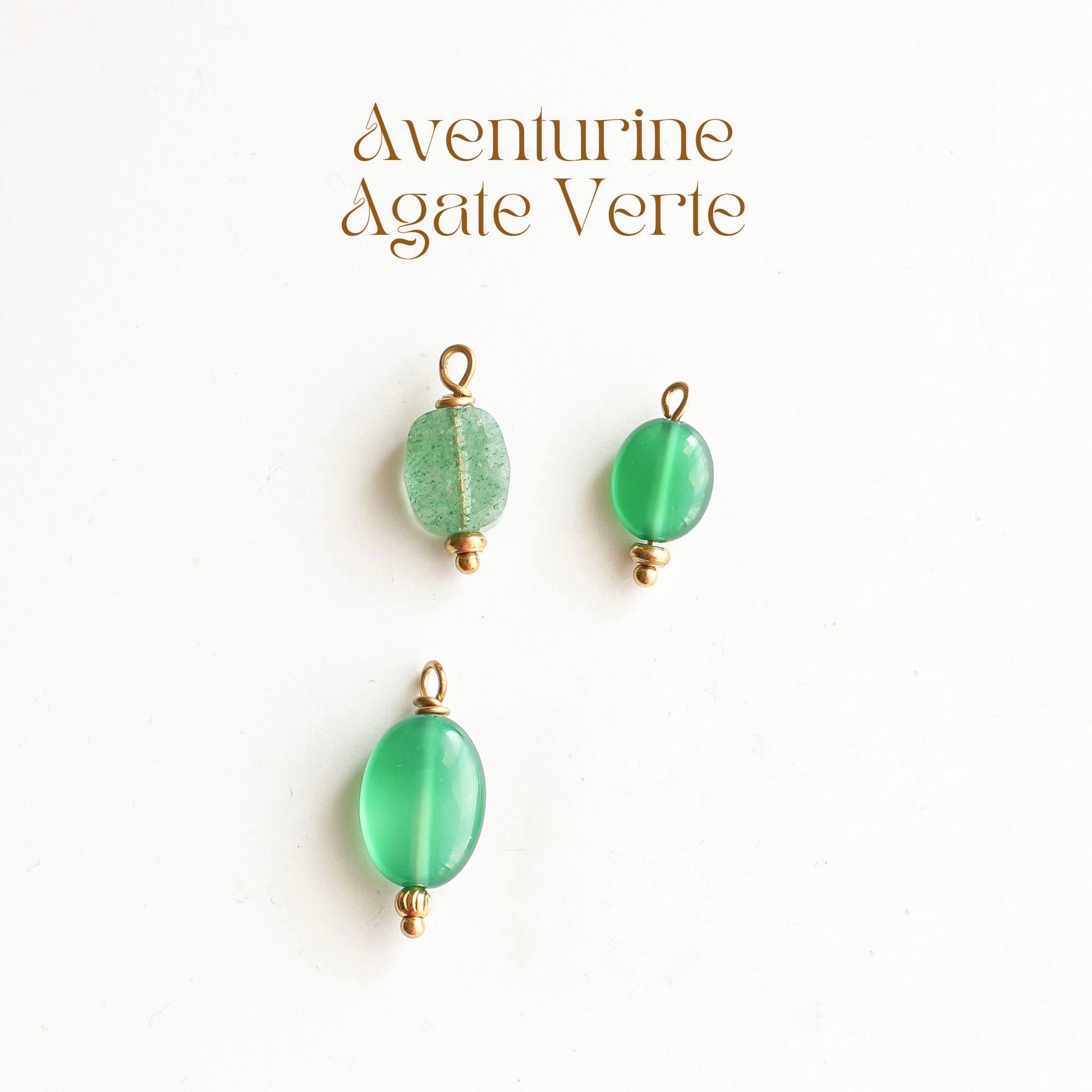 Coffret Boucles d'oreilles 3en1 interchangeables (Choisir 1 type d'anneaux et 3 pampilles)