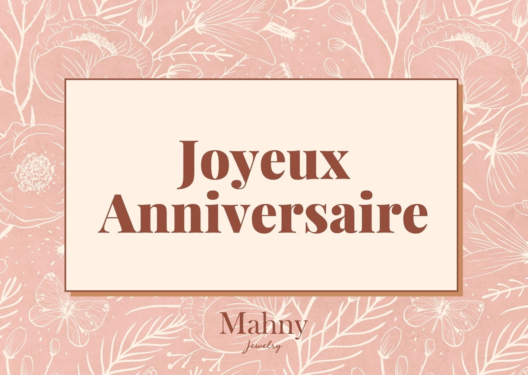 Carte Cadeau 50€ - Mahny Jewelry