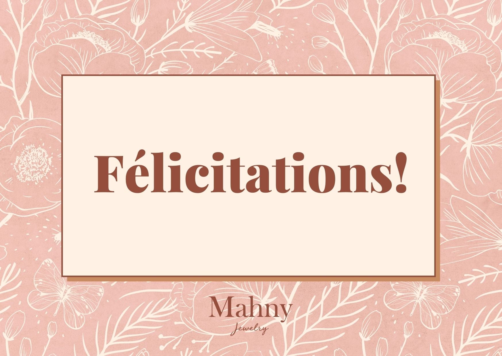 Carte Cadeau 80€ - Mahny Jewelry