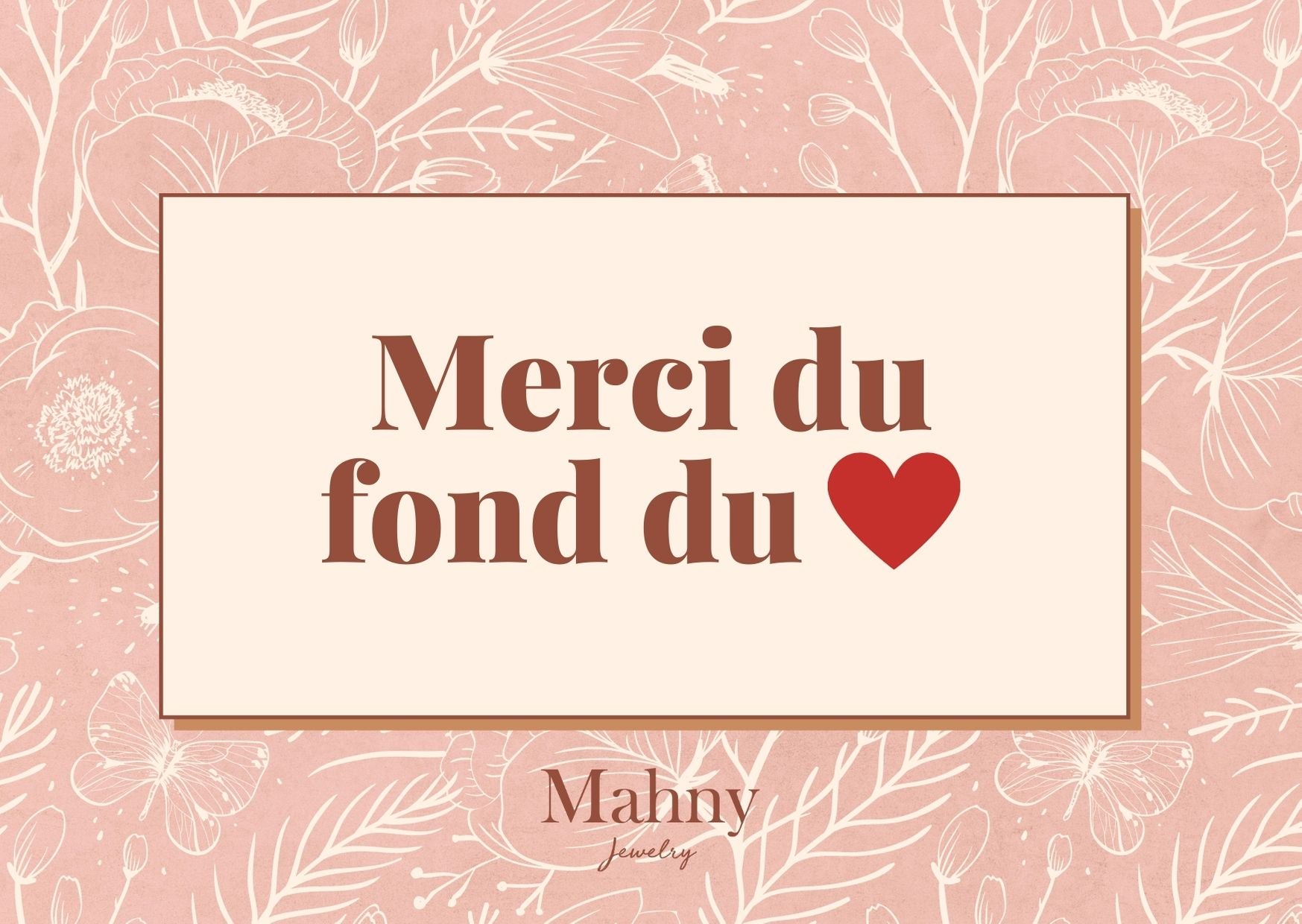 Carte Cadeau 80€ - Mahny Jewelry