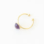 Bague ovale Améthyste - Mahny Jewelry